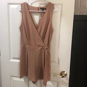 Nude colored romper